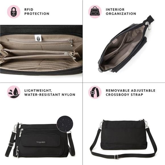 Baggallini Original RFID Everyday Crossbody Bag - Picture 2 of 6